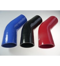 45° silicone elbow hose - 85 mm inner diameter - 125 mm length