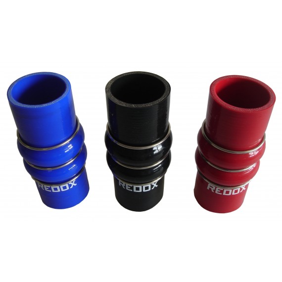 Double hump silicone damping coupler inner diameter 76 mm length 150 mm