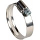 Worm drive hose clamp 20-32mm stainless steel W4 - REDOX