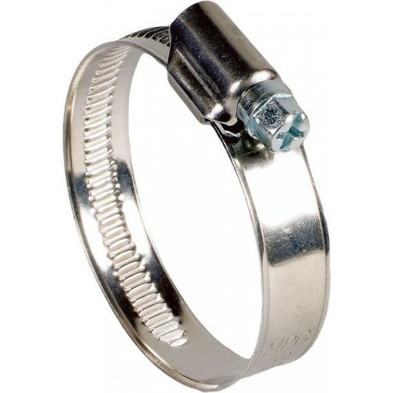 Worm drive hose clamp 40-60mm stainless steel W4 - REDOX