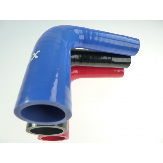 90° silicone reducer - 16-19 mm inner diameters - 100 mm length