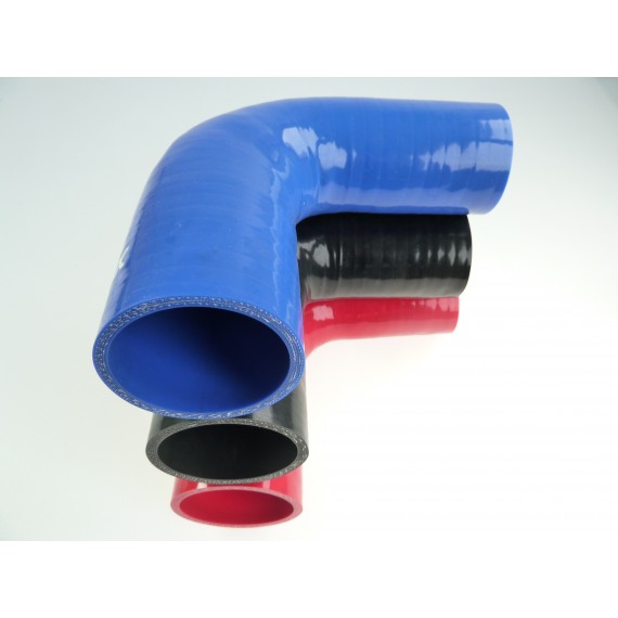 90° silicone reducer - 48-54 mm inner diameters - 125 mm length