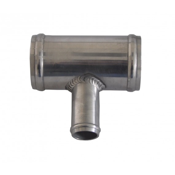 Aluminium weldable T-joiner outer diameter 70 mm length 100 mm branch 25 mm