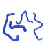 4-hose silicone cooling kit Peugeot 106 S16 Phase 1 no Modine TU5J4 NFX 120 hp 1996-1998 — REDOX