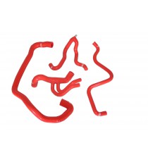 4 water coolant silicone hoses kit for PEUGEOT 106 S16 L4 equipped with oil coolant exchanger