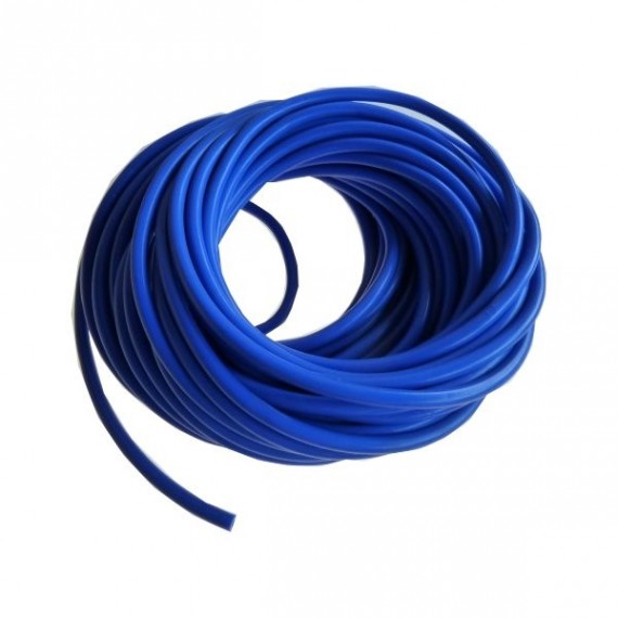 Silicone vacuum hose blue 6 mm inner diameter - pre-cut