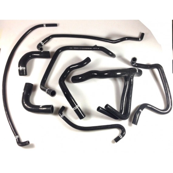 Kit 9 silicone coolant hoses PEUGEOT 205 GTI 1.6 / 1.9 with oil cooler 1991-1994