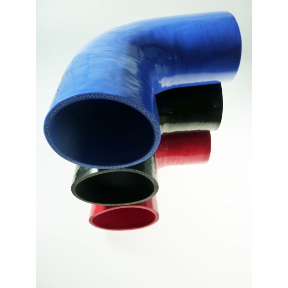 90° silicone elbow hose - 125 mm inner diameter - 150 mm length