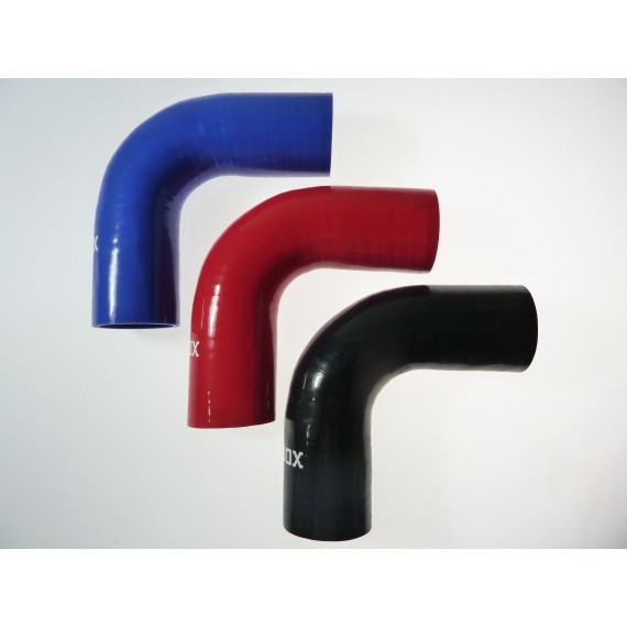  48mm Length 150mm - 90° Elbow Silicone - REDOX