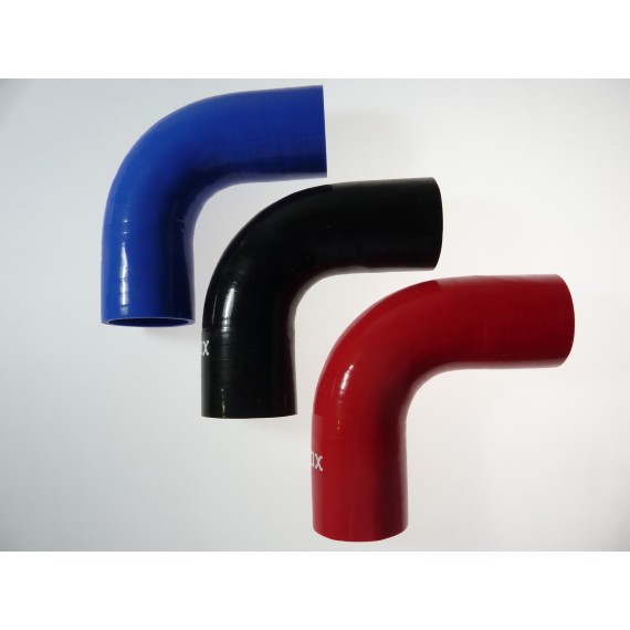 90° silicone elbow hose - 54 mm inner diameter - 125 mm length