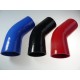 45° silicone elbow hose - 127 mm inner diameter - 150 mm length