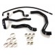 5 water coolant silicone hoses kit for PEUGEOT 206 S16 2.0 16V 136ch depuis OPR 09492 equipped w/o oil coolant exchanger